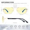 ANYLUV Blue Light Glasses for Woman/Men, Blue Light Blocking Glasses Women Computer Gaming Glasses for Eye Protection view 4
