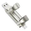 Gigastone Duo Pro Flip USB-A+C 256GB (1-Pack) Dual External Portable SSD 500MB/s Supports Apple 4K 60fps ProRes HDR Video Recording USB3.2 Gen 2 for iPhone 16 PS5 Mac iPad Laptop Android view 1