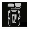 Ajqbrmb Gearbox Panel Navigation Screen Automotive Interior TPU Protective Film Anti-Scratch for Mitsubishi for Outlander for Phev 2022 2023 2024 view 1