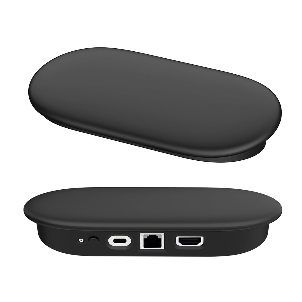 Silicone Cover Case for Google TV Streamer 4K 2024 Protective Sleeve for Google TV Streamer 4K Host Box,Anti-Slip Scratch Shock Protection (Black)