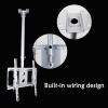 tv Wall Mount TV Ceiling Mount Bracket, Full Motion 360 Rotation TV Mount, Fits Most 20-32inch TVs, Max 200x200mm view 3