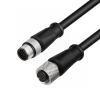 ZBLZGP M12 17-Pin Male to Female A-Coded Extension Cable, 50M (164.0FT) Shielded IP67 IO Trigger Power Cable for Cognex, Sick, Banner, Datalogic Machine Vision Systems view 1