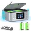 ARAFUNA Portable CD Player with Bluetooth, Speakers, Rechargeable, FM Radio, LED Display, AUX/USB, for Home & Car view 1