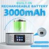 ARAFUNA Portable CD Player with Bluetooth, Speakers, Rechargeable, FM Radio, LED Display, AUX/USB, for Home & Car view 2