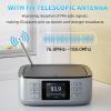 ARAFUNA Portable CD Player with Bluetooth, Speakers, Rechargeable, FM Radio, LED Display, AUX/USB, for Home & Car view 4