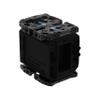 KONDOR BLUE | B Kit for Blackmagic Pyxis Cage System | Modular Cage with 40+ Mounting Points, NATO Rails, Bubble Level, & Captive Hardware | Raven Black view 3
