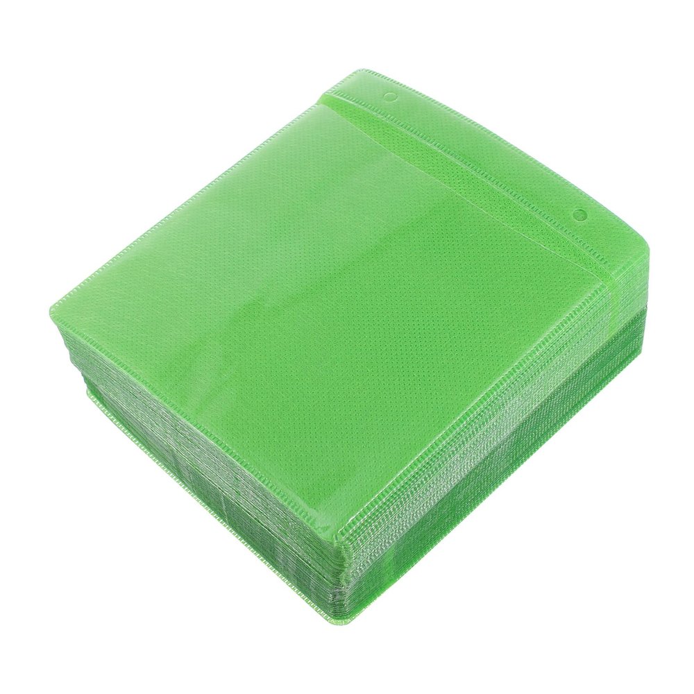 CONGARTENO 200pcs Cd DVD Storage Sleeves Durable Pp Plastic Organizer for Discs Stackable Design with Liner Notes Portable and Lightweight for Home and Travel Use