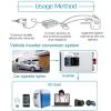 10000W Peak Pure Sine Wave Inverter Converter, DC Input 12V/24V/48V/60V/72V AC Output 110V/220V, Low Frequency Solar Power Inverter Converter with 2 Outlets for Home, Vehicles(Size:12V-220V) view 3