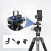 Adjustable Cell Phones Clip Clamp Holder for Photography Built-in Double Cold Shoe Mount Support 360 Degree Rotation view 4