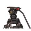 JIEPAI JP-V8T PRO 8kg 70" Carbon Fiber Tripod Professional Video Camera Tripod kit w/Fluid Head 75mm Bowl JP-V8L Aluminum Video Tripod (JP-V8T Carbon Fiber) view 3