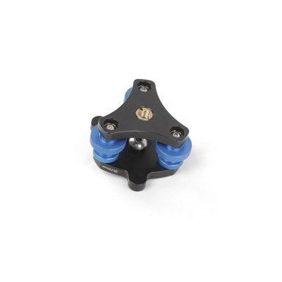 High Precised Camera Leveling Device Aluminum Alloy Leveler 3-Way Adjuster Measurement Leveler Base