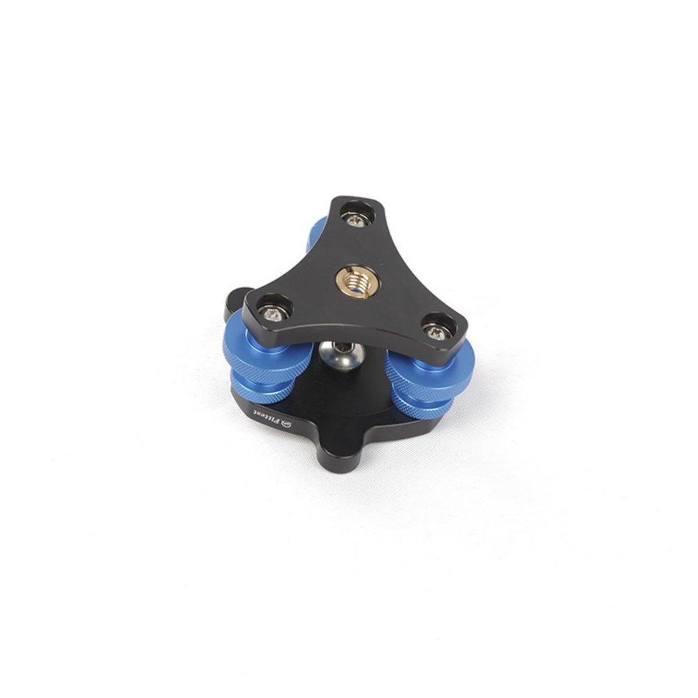 High Precised Camera Leveling Device Aluminum Alloy Leveler 3-Way Adjuster Measurement Leveler Base