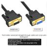 ACGTUY DB9 Serial Port Cable RS232 Connecting Line Male to Male and Female to Female 9-pin COM Port Line Direct Cross 485(15m 49.2ft,Pure Copper Gold M-M) view 4