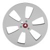 1/4 7 Inch Empty Tape Reel, Aluminum Alloy with 6 Hole for Reel to Reel Tape Recorder, Universal Open Reel Sound Tape Reel, Replacement Opening Machine Part (Silver) view 1