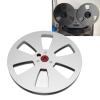 1/4 7 Inch Empty Tape Reel, Aluminum Alloy with 6 Hole for Reel to Reel Tape Recorder, Universal Open Reel Sound Tape Reel, Replacement Opening Machine Part (Silver) view 4