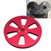 1/4 7 Inch Empty Tape Reel, Aluminum Alloy with 6 Hole for Reel to Reel Tape Recorder, Universal Open Reel Sound Tape Reel, Replacement Opening Machine Part (Red) view 4