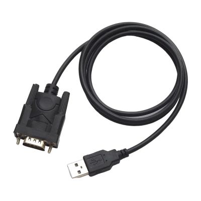ACGTUY USB to RS232 COM Serials Adapter Port Serials PDA 9 Pin DB9 Cable Adapter Support Windows 10 8 7Mac Linux FT232 1.5m(Black)