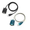ACGTUY USB to RS232 COM Serials Adapter Port Serials PDA 9 Pin DB9 Cable Adapter Support Windows 10 8 7Mac Linux FT232 1.5m(Black) view 2