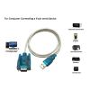 ACGTUY USB to RS232 COM Serials Adapter Port Serials PDA 9 Pin DB9 Cable Adapter Support Windows 10 8 7Mac Linux FT232 1.5m(Black) view 4