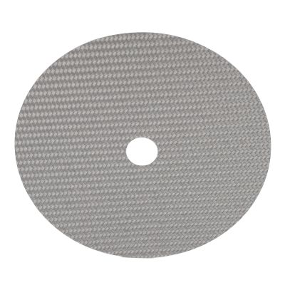 0.2mm Disc Stabilizer Carbon Fiber - CD Tuning Pad HiFi CD Tuning Mat, Low Distortion Rate Carbon Fiber CD Pad, Disc Stabilizer Suitable for CD Player (Silver)