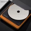 0.2mm Disc Stabilizer Carbon Fiber - CD Tuning Pad HiFi CD Tuning Mat, Low Distortion Rate Carbon Fiber CD Pad, Disc Stabilizer Suitable for CD Player (Silver) view 4