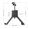 Adjustable Monitor Stand Single Monitor Mount Arm with Mounting Adaptor Brackets, Fit Max 32Screens Without Mounting Holes, Adjustable Gas Spring Single Monitor Desk Mount Monitor Mount Monitor Arm view 3