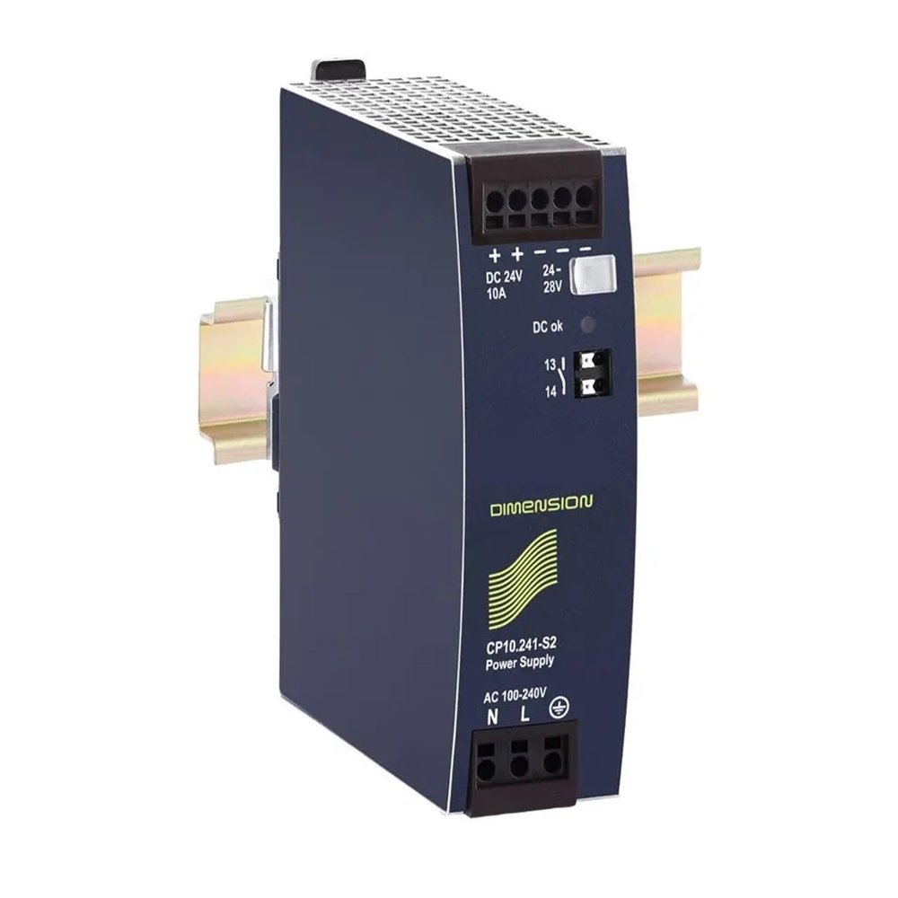 Arionyx DIN Rail Power Supply CP10.241-S2, 24V DC, 10A Output, 240W, Single Phase, CP10.241-S2 CP 10.241-S2