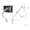 Adjustable Monitor Stand Single Monitor Mount for 17"-32" Screens, Holds 19.8lbs, Mechanical Spring Single Monitor Desk Mount, Single Monitor Arm with Swivel, Tilt, Rotation Monitor Mount Monitor Arm view 2