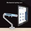 Adjustable Monitor Stand Single Monitor Mount for 17"-32" Screens, Holds 19.8lbs, Mechanical Spring Single Monitor Desk Mount, Single Monitor Arm with Swivel, Tilt, Rotation Monitor Mount Monitor Arm view 3