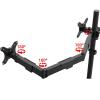 Adjustable Monitor Stand 6 Monitor Mount Desk Stand, Height Adjustable Steel Monitor Stand with Full Articulation Mount Arm for Most 17-32" Monitors, Holds up to 19.8lbs per Arm Monitor Mount Monitor view 4