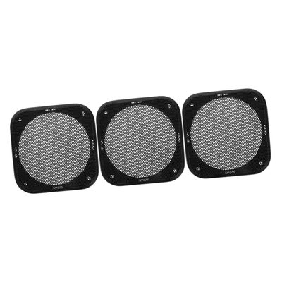 GETAJGHSD 3pcs Car Speaker Cover Mesh Guard Design Subwoofer Protector for and Construction Easy Installation Fit for Various Car Models