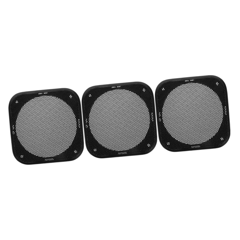 GETAJGHSD 3pcs Car Speaker Cover Mesh Guard Design Subwoofer Protector for and Construction Easy Installation Fit for Various Car Models