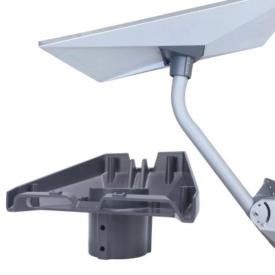 Gen 3 Pipe Adapter, Mounting Kit for Gen 3 Standard Dish, Rectangular Satellite Pole Adapter, Adjustable V3 Roof Mount Plate, Aluminum Alloy