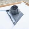 Gen 3 Pipe Adapter, Mounting Kit for Gen 3 Standard Dish, Rectangular Satellite Pole Adapter, Adjustable V3 Roof Mount Plate, Aluminum Alloy view 2