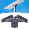Gen 3 Pipe Adapter, Mounting Kit for Gen 3 Standard Dish, Rectangular Satellite Pole Adapter, Adjustable V3 Roof Mount Plate, Aluminum Alloy view 3