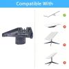 Gen 3 Pipe Adapter, Mounting Kit for Gen 3 Standard Dish, Rectangular Satellite Pole Adapter, Adjustable V3 Roof Mount Plate, Aluminum Alloy view 4