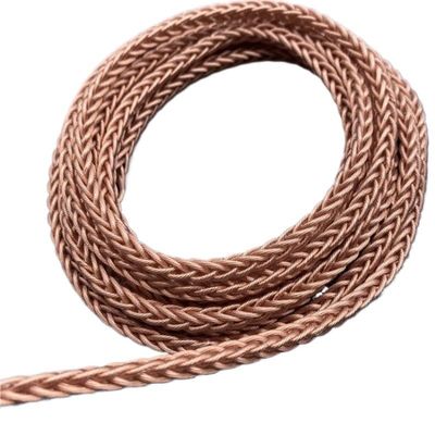 Chunsu 8 Strand 7N Pure Monocrystalline Copper Wire Thick 8 Strand 504 Core for DIY Earphone/Keyboard Cable(Copper)