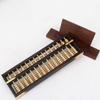 Digit Standard Abacus,Wooden Abacus,Abacus Copper Beads Mahogany Ebony Abacus Ac Professional Abacus Desktop Decoration Gift Package view 2
