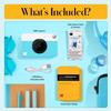 Kodak Printomatic Full-Color Instant Print Digital Camera - 75 Sheets Bundle - Prints On Zink 2x3 Sticky-Back Photo Paper - 5MP, Portable, Creative Fun Gift for Birthday, Christmas, Holiday - Blue view 4
