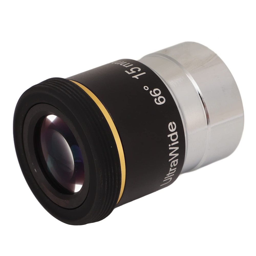 1.25 Inch Telescope Eyepiece, 1.25 Inch Wide Angle Eyepiece Aluminum Alloy Optical Glass Astronomical Telescope Accessory for Observing