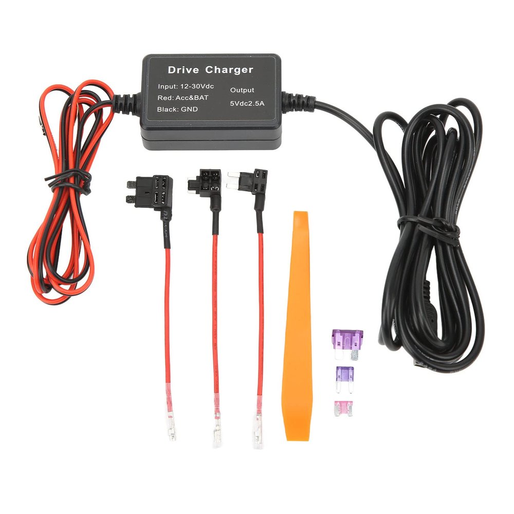 Dash Cam Hardwire Kit, Hardwire Kit MINI USB Dash Camera for Cars with High Performance for Navigator