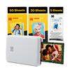 Kodak Step Instant Smartphone Photo Printer - 75 Sheets Bundle - Portable Mini Color Wireless Mobile Printer - Zink 2x3 Sticky-Back Photos - Bluetooth Compatible with Smart Devices - Fun App -White view 1