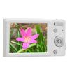 4K 50MP Digital Camera HD 16x Digital Zoom 2.8 Inch LCD Screen Anti Shake Autofocus Retro Compact Small Camera with Flash for Travel (White) view 3