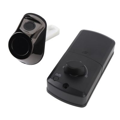 Fingerprint Door Entry Lock, Smart Biometric Sensor Key Fingerprint Lock with Tuya App, Mechanical Key for Wooden Door, Suitable for Ages