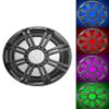 Kicker Bundle: 45KM104 10" 350w Peak/175w RMS Marine Boat Subwoofer SVC 4-ohm Sub KM10 Bundle with 45KMG10C 10" Charcoal Grille w/LED for KM10 + KMF10 Subwoofer Subs KMG10C (2 Items) view 1