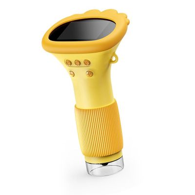 1000X Microscope, Handheld Portable Real Time HD Imaging 2MP 100 to 1000X Zoom with 2.0 inch Screen, Portable Microscope with 8 LEDs (Orange)