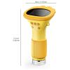 1000X Microscope, Handheld Portable Real Time HD Imaging 2MP 100 to 1000X Zoom with 2.0 inch Screen, Portable Microscope with 8 LEDs (Orange) view 2