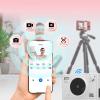 5K Digital Camera for Photography, 72MP Vlogging Camera, Front Rear Dual Camera, 18X Digital Zoom Compact Travel Video Camera (White) view 2