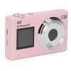 VBESTLIFE 4K Digital Camera for Photography, Autofocus Anti Shake 48MP Vlogging Camera, 16X Digital Zoom Compact Travel Video Camera with Dual Screen (Roseate) view 1