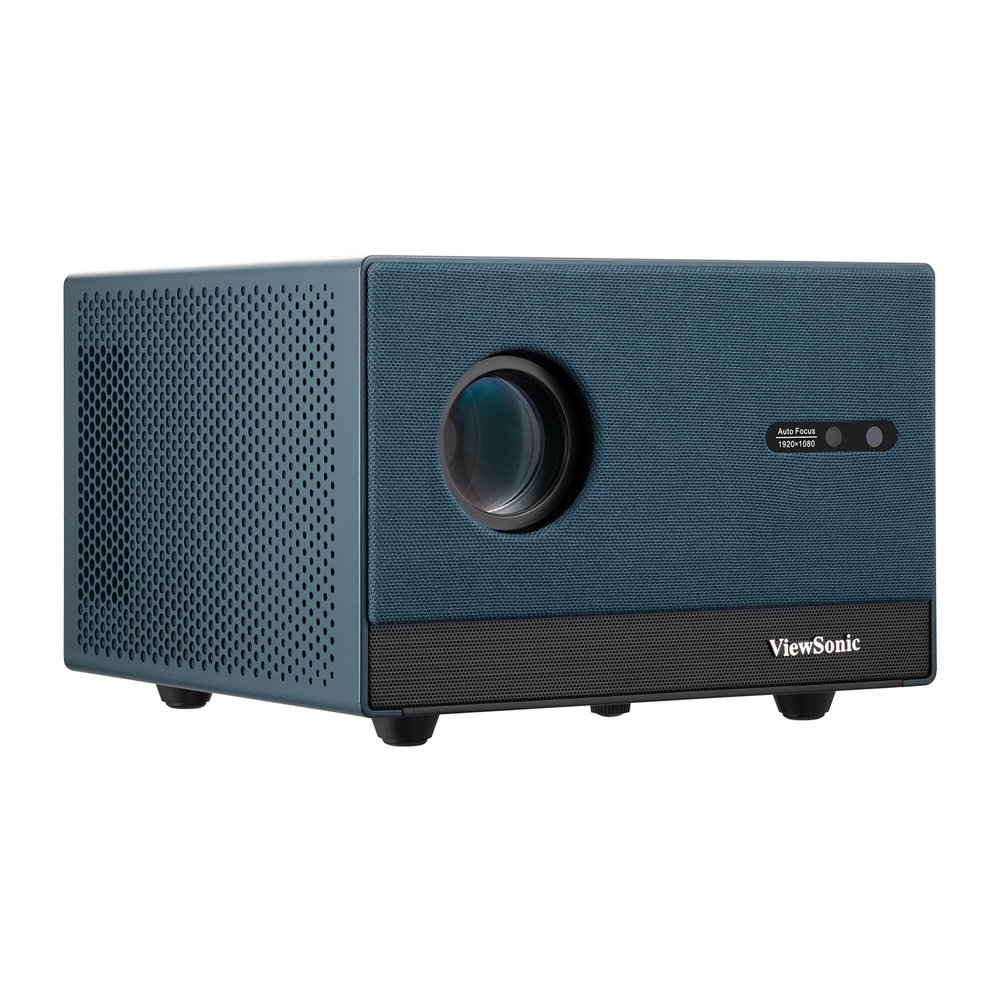 ViewSonic LX60HD LED Portable Projector w/ Built-in Google TV and Netflix, Auto Focus, Bluetooth, and Wi-Fi (Renewed)
